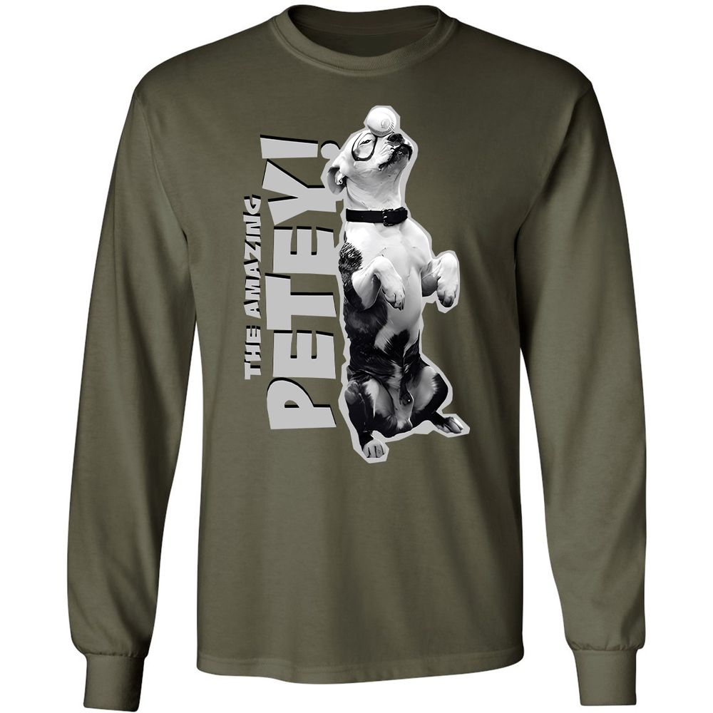 Long Sleeve T-Shirt - 1X81KBHG - Military Green - 16