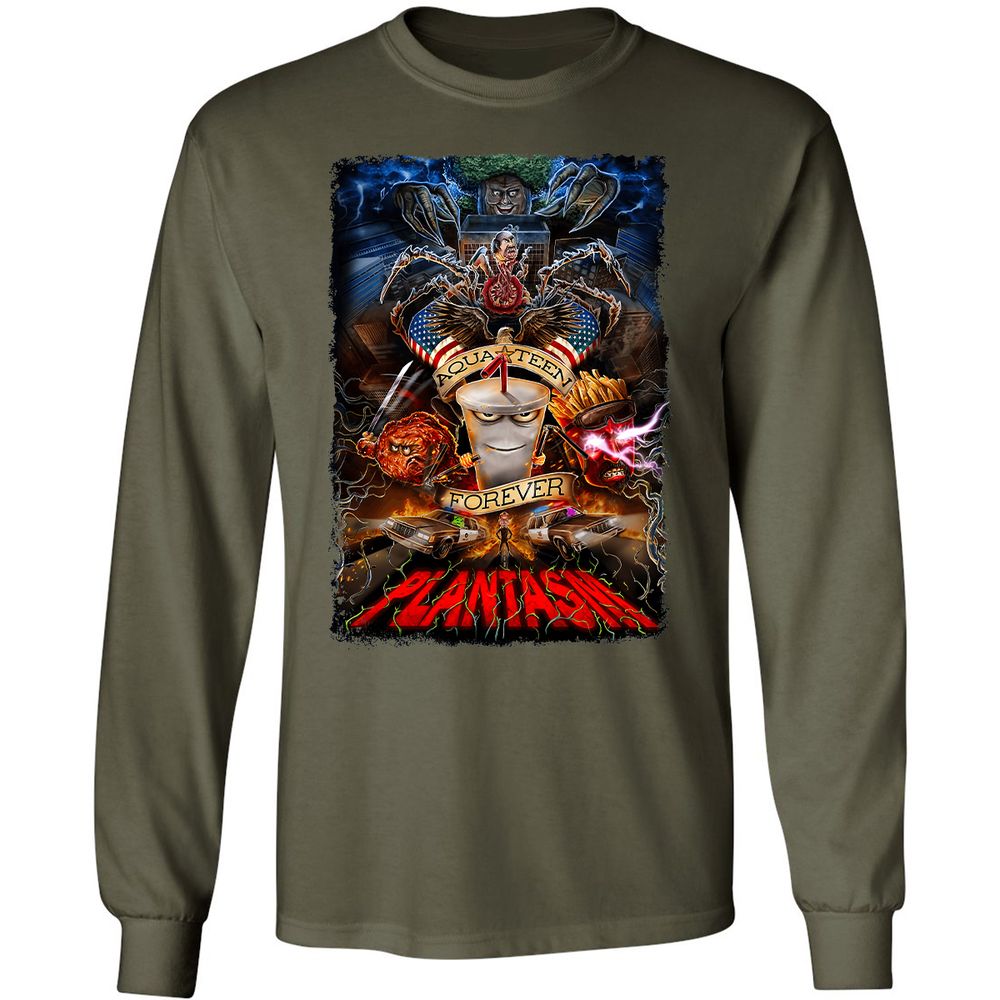 Long Sleeve T-Shirt - FKM8GW5N - Military Green - 16