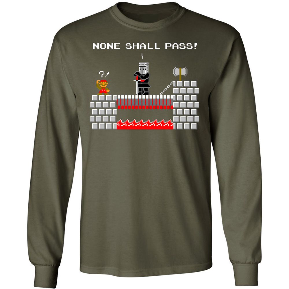 Long Sleeve T-Shirt - JZ63X5RR - Military Green - 16