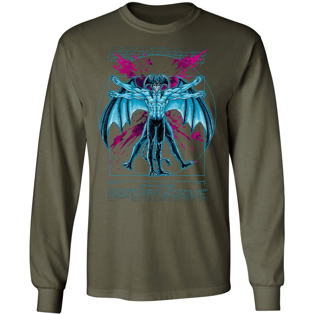 Long Sleeve T-Shirt - 158Y3DMZ - Military Green - 16