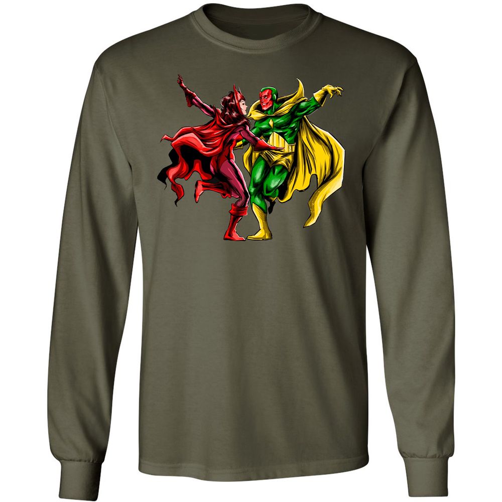 Long Sleeve T-Shirt - CHJVFYWT - Military Green - 16