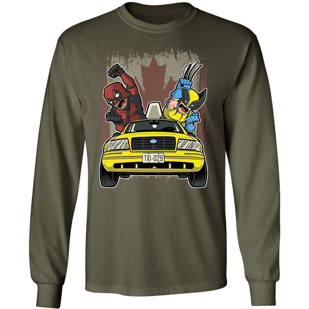 Long Sleeve T-Shirt - 985LFNUC - Military Green - 16