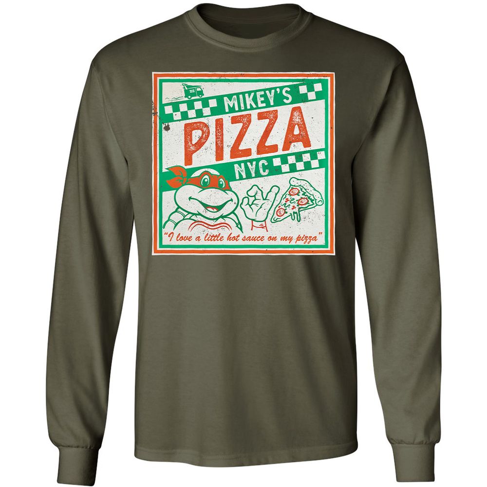 Long Sleeve T-Shirt - QAPTPJNL - Military Green - 16