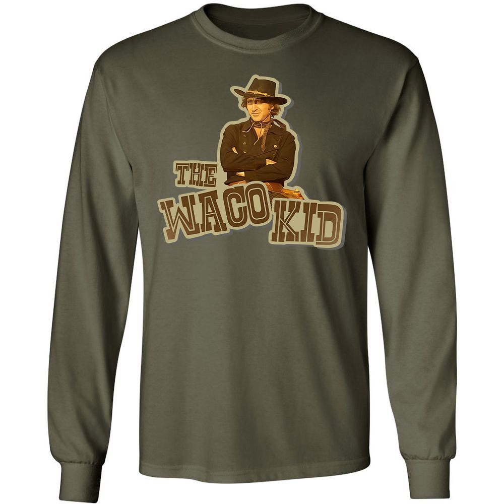 Long Sleeve T-Shirt - QWWU5ZDF - Military Green - 16