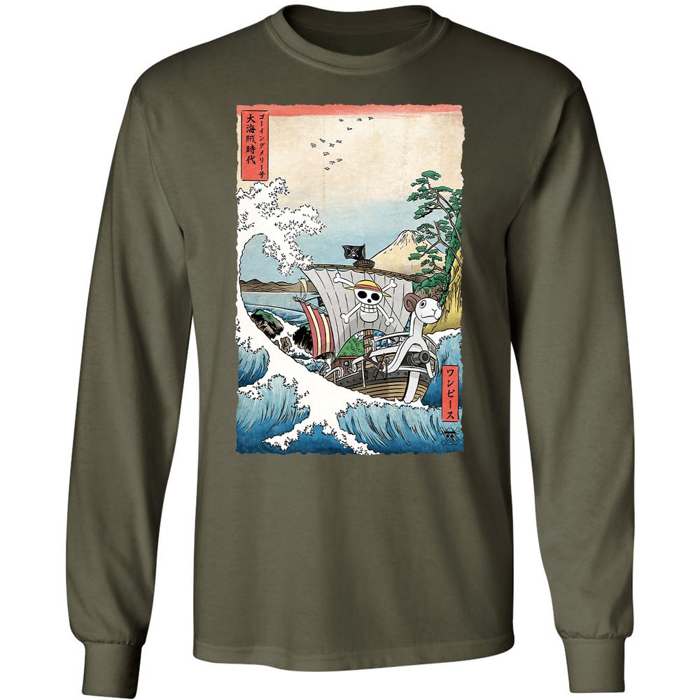 Long Sleeve T-Shirt - 739SSWL8 - Military Green - 16