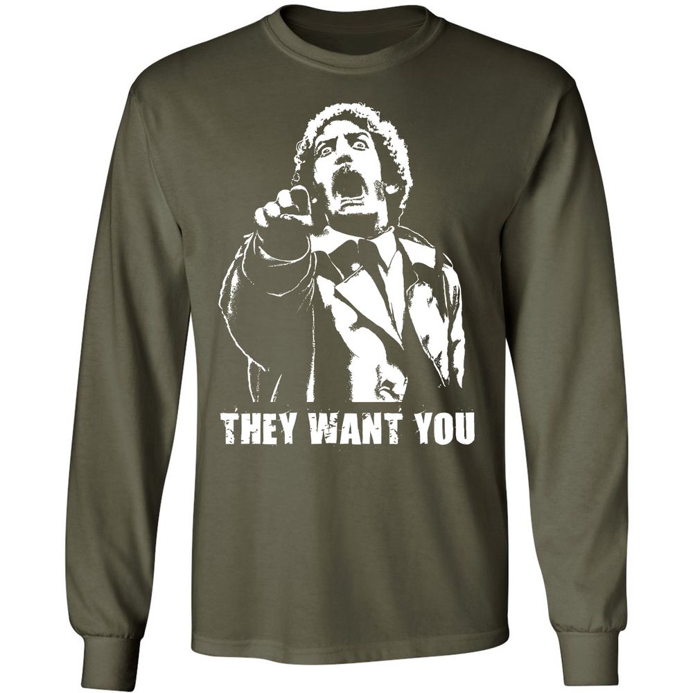 Long Sleeve T-Shirt - MW5LMB5W - Military Green - 16