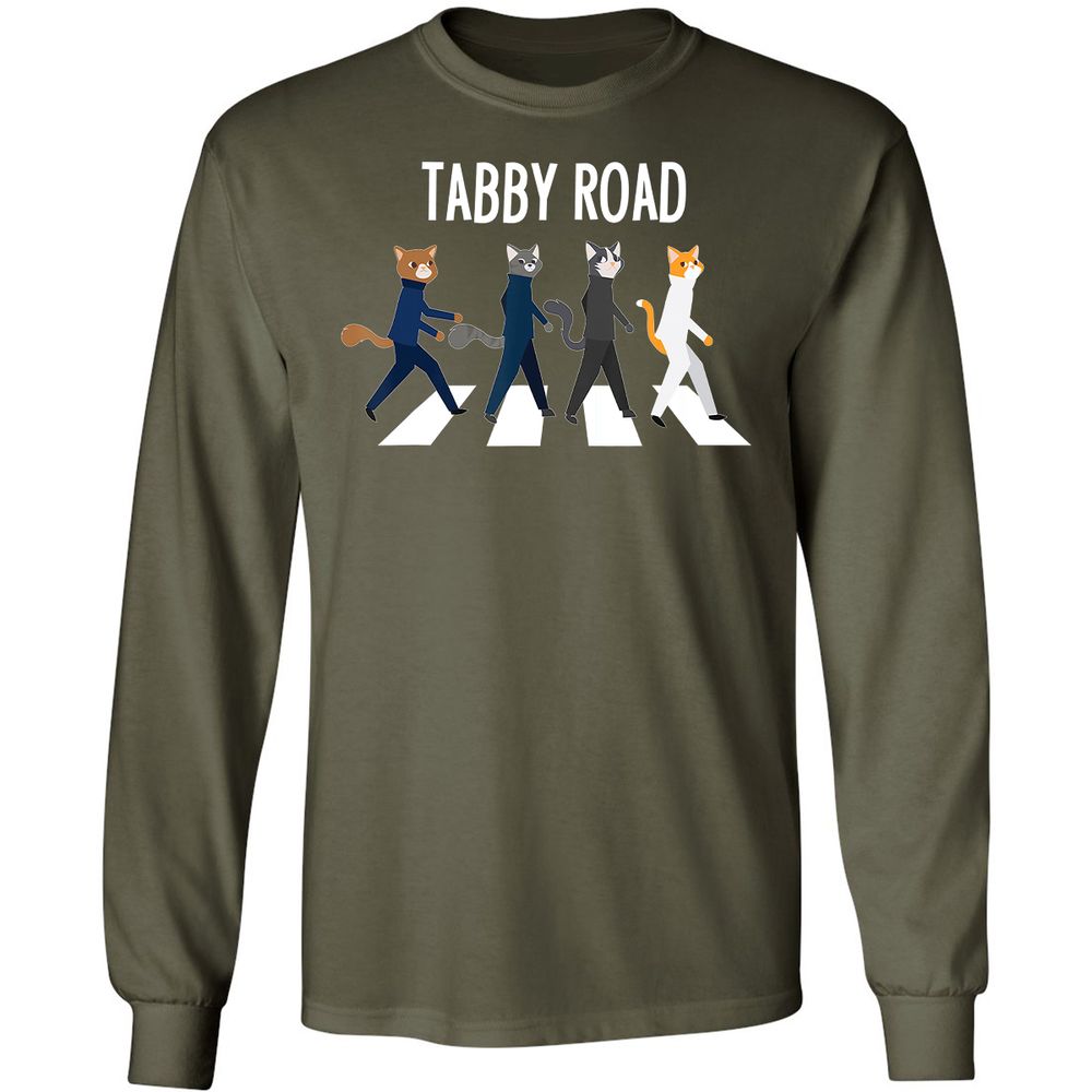 Long Sleeve T-Shirt - 8L5VSPGZ - Military Green - 16