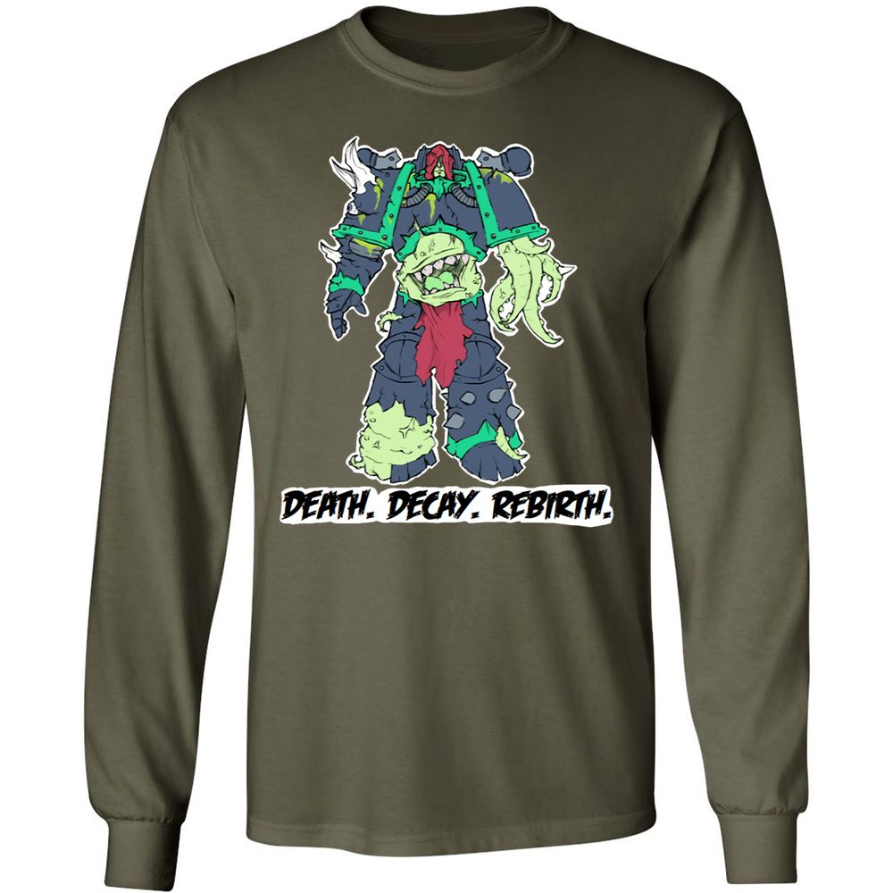 Long Sleeve T-Shirt - 2LFAR8Q4 - Military Green - 16