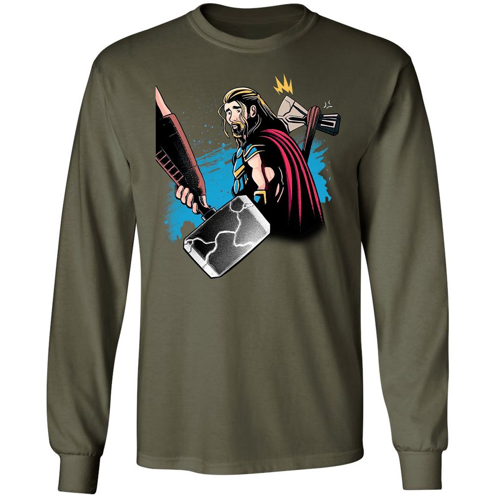 Long Sleeve T-Shirt - JM6TJGSJ - Military Green - 16