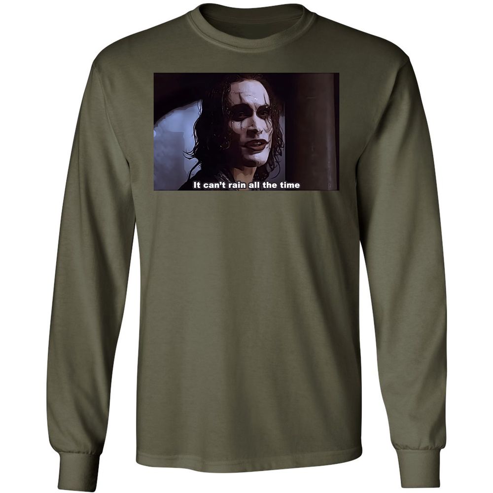 Long Sleeve T-Shirt - UQ347RTU - Military Green - 16