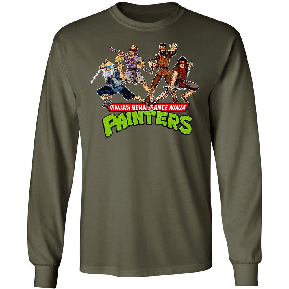 Long Sleeve T-Shirt - FDGGZ4P7 - Military Green - 16