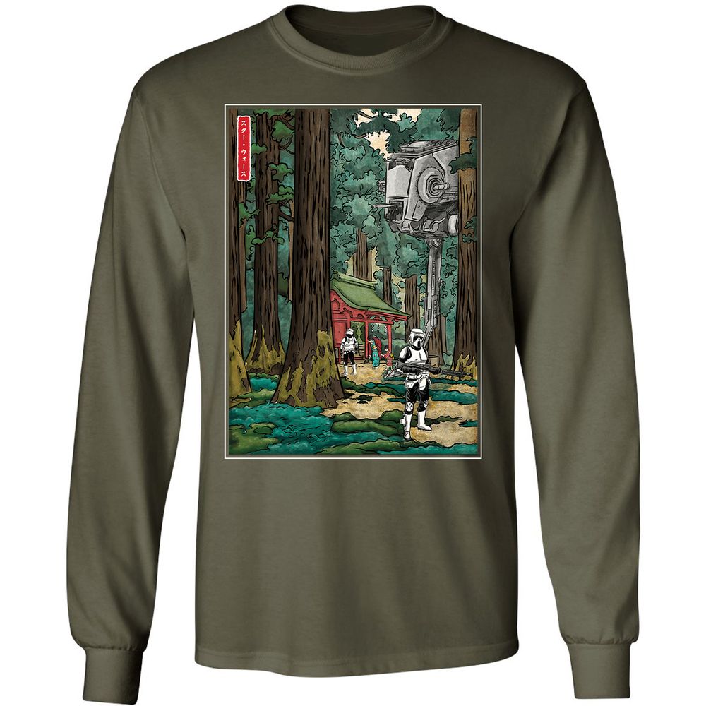 Long Sleeve T-Shirt - 9YPPYXTC - Military Green - 16