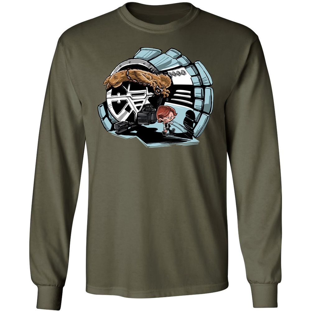 Long Sleeve T-Shirt - 9AZZ15LN - Military Green - 16