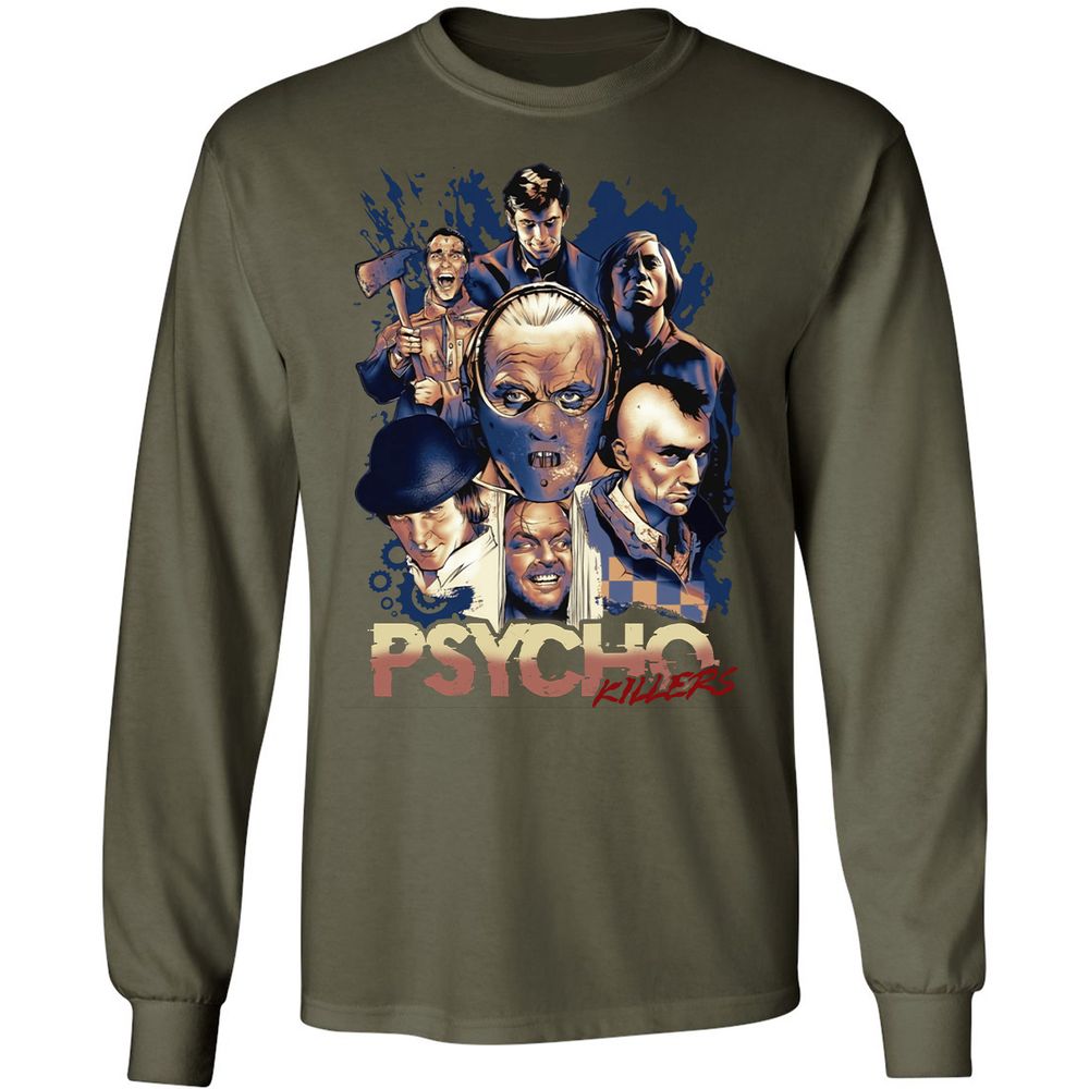 Long Sleeve T-Shirt - HDZ9JZSS - Military Green - 16