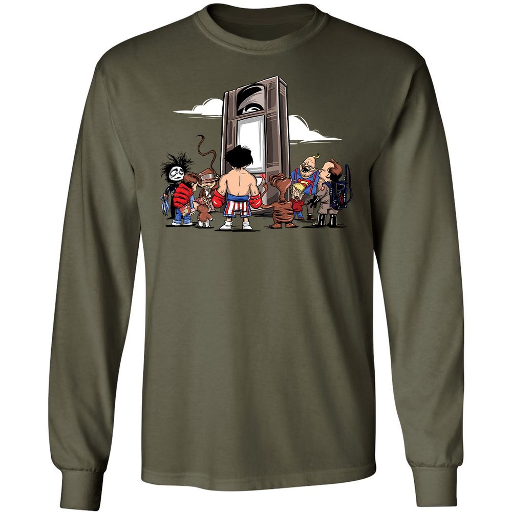 Long Sleeve T-Shirt - NBNZCGGT - Military Green - 16