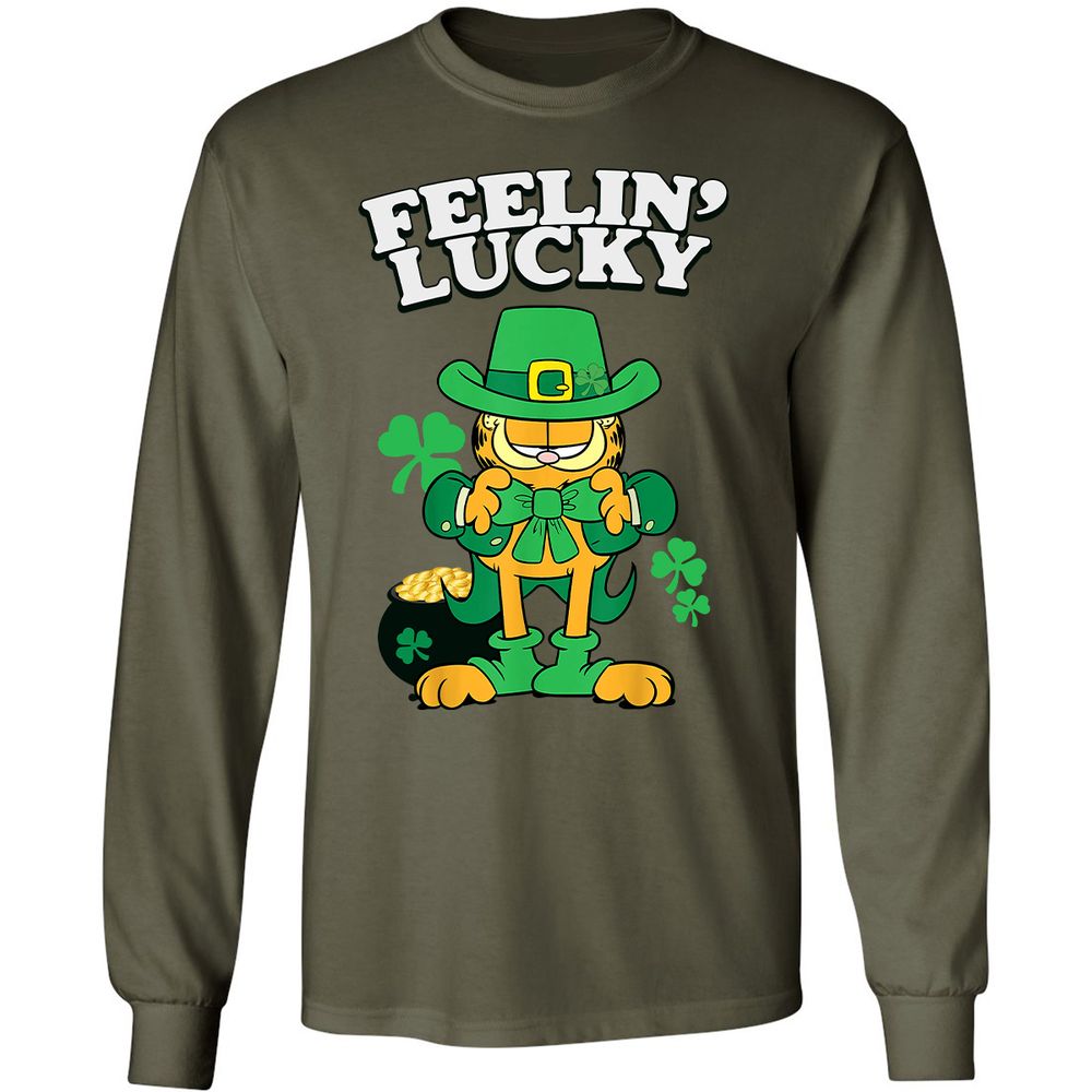 Long Sleeve T-Shirt - 6NHB94ND - Military Green - 16