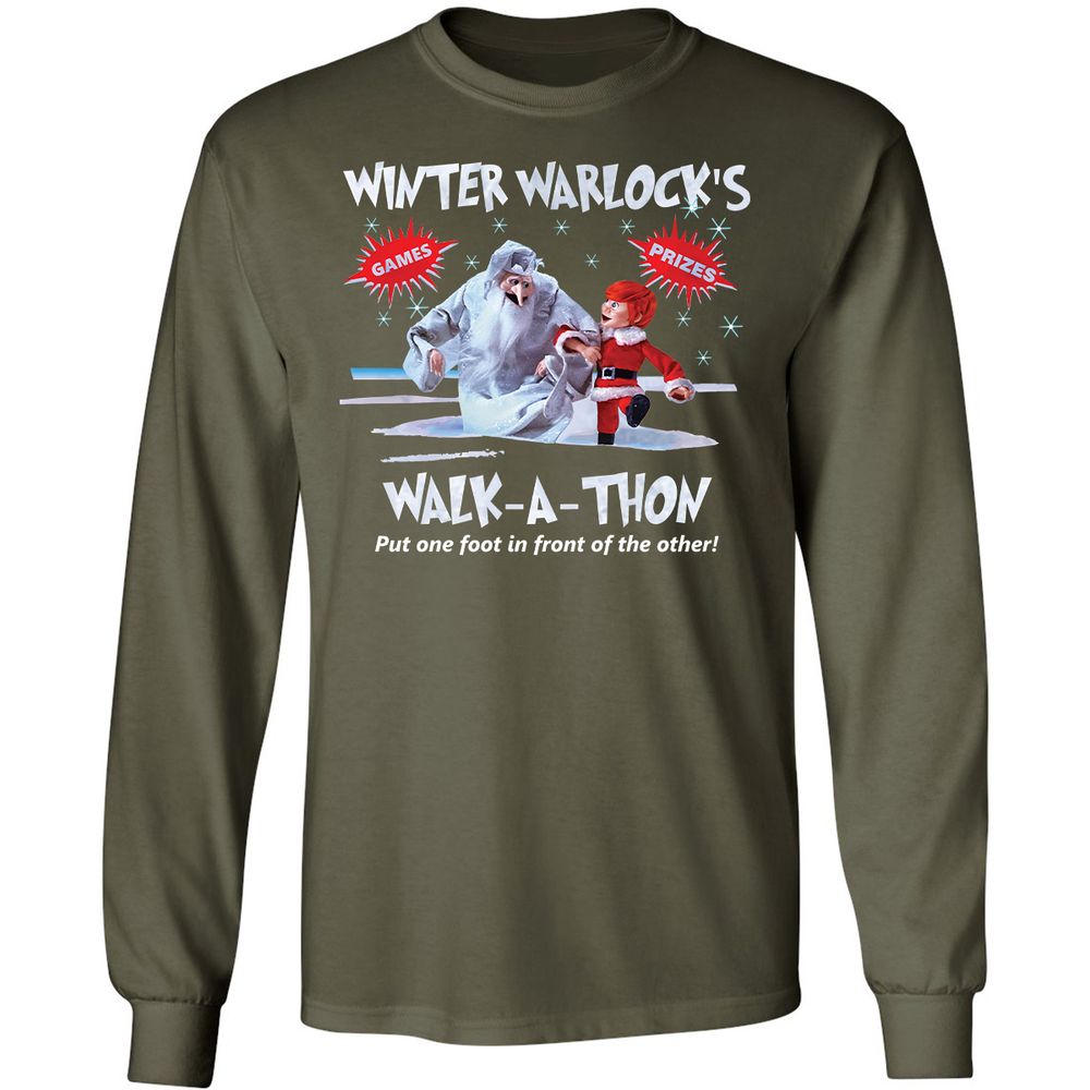 Long Sleeve T-Shirt - X6RFUBNK - Military Green - 16