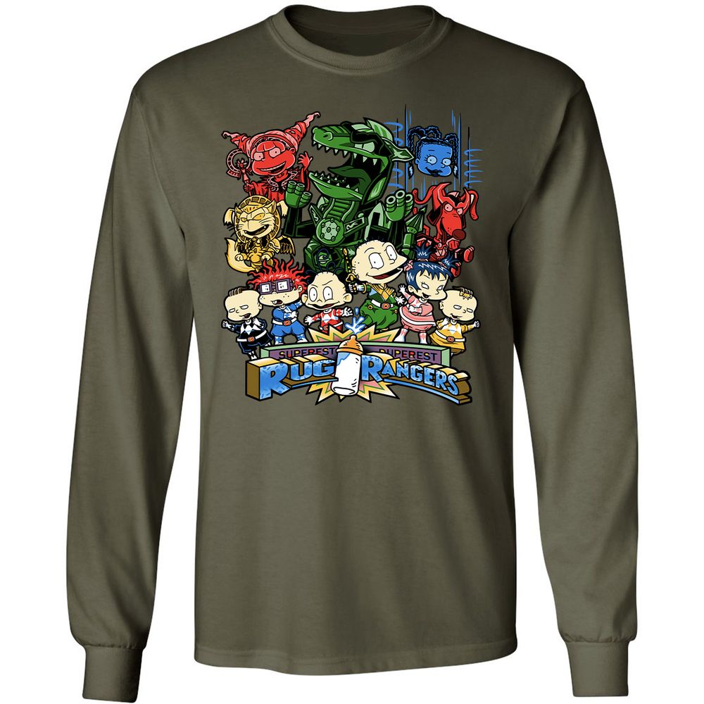 Long Sleeve T-Shirt - G37YZYWJ - Military Green - 16