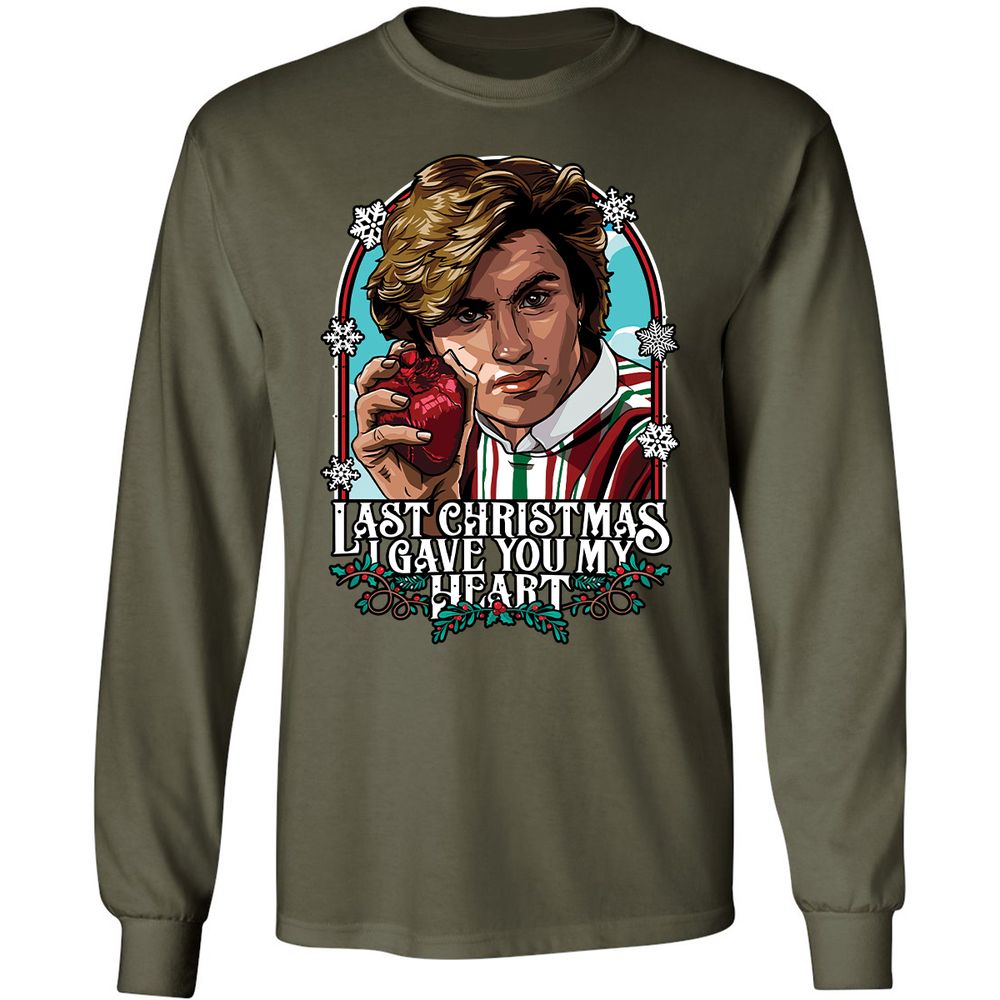 Long Sleeve T-Shirt - SZNCHU7P - Military Green - 16