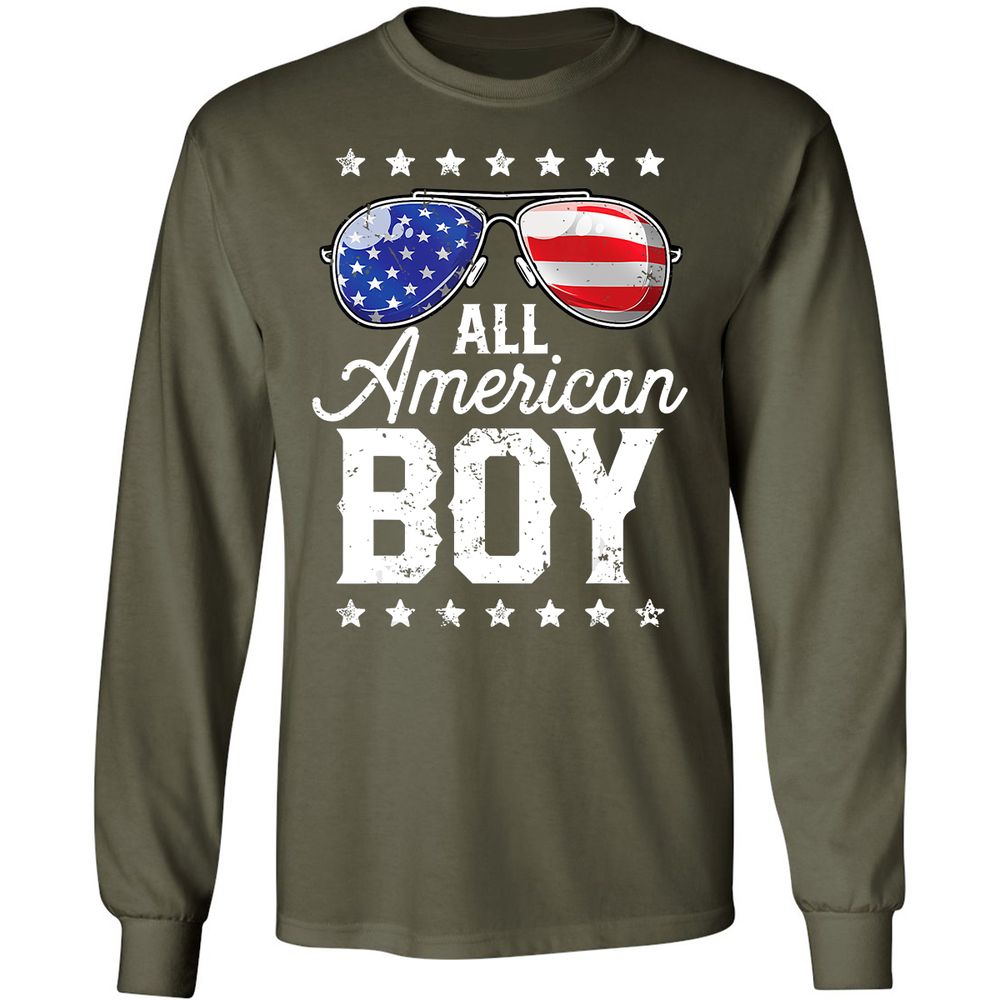 Long Sleeve T-Shirt - UBBY164H - Military Green - 16