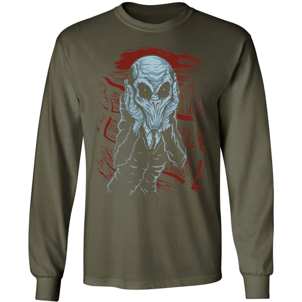 Long Sleeve T-Shirt - 5DBD1R26 - Military Green - 16