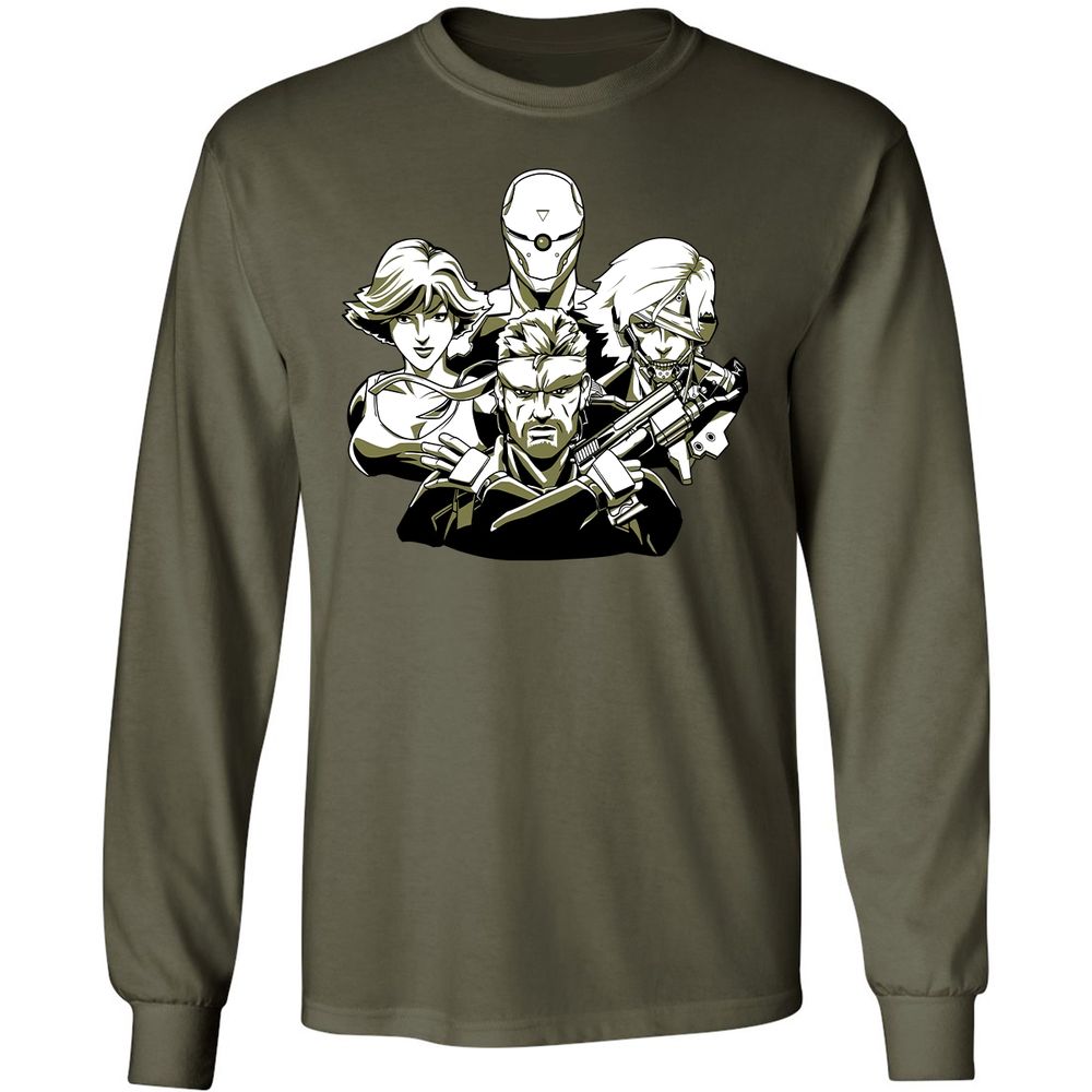 Long Sleeve T-Shirt - GJ8EC445 - Military Green - 16
