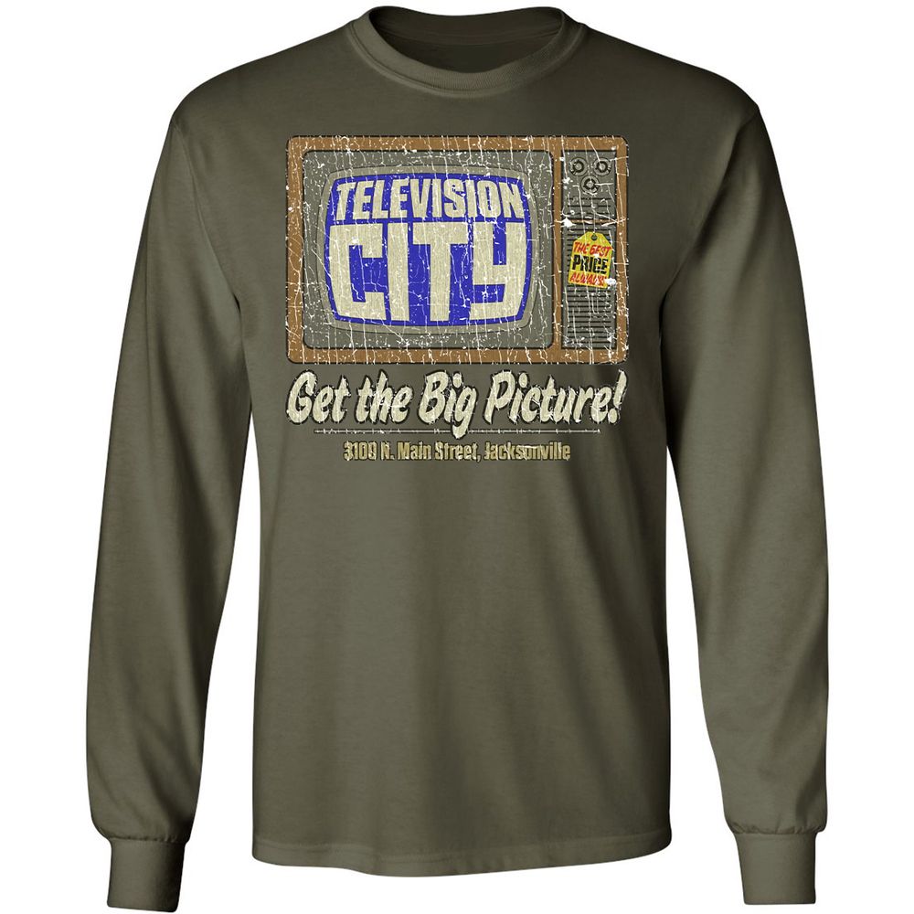 Long Sleeve T-Shirt - CU5LVM71 - Military Green - 16