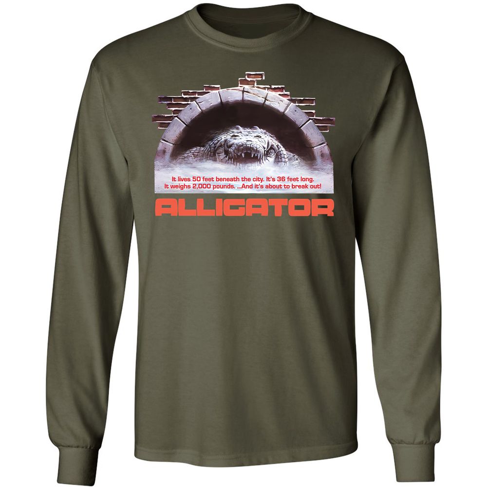 Long Sleeve T-Shirt - 5TE8R4AL - Military Green - 16