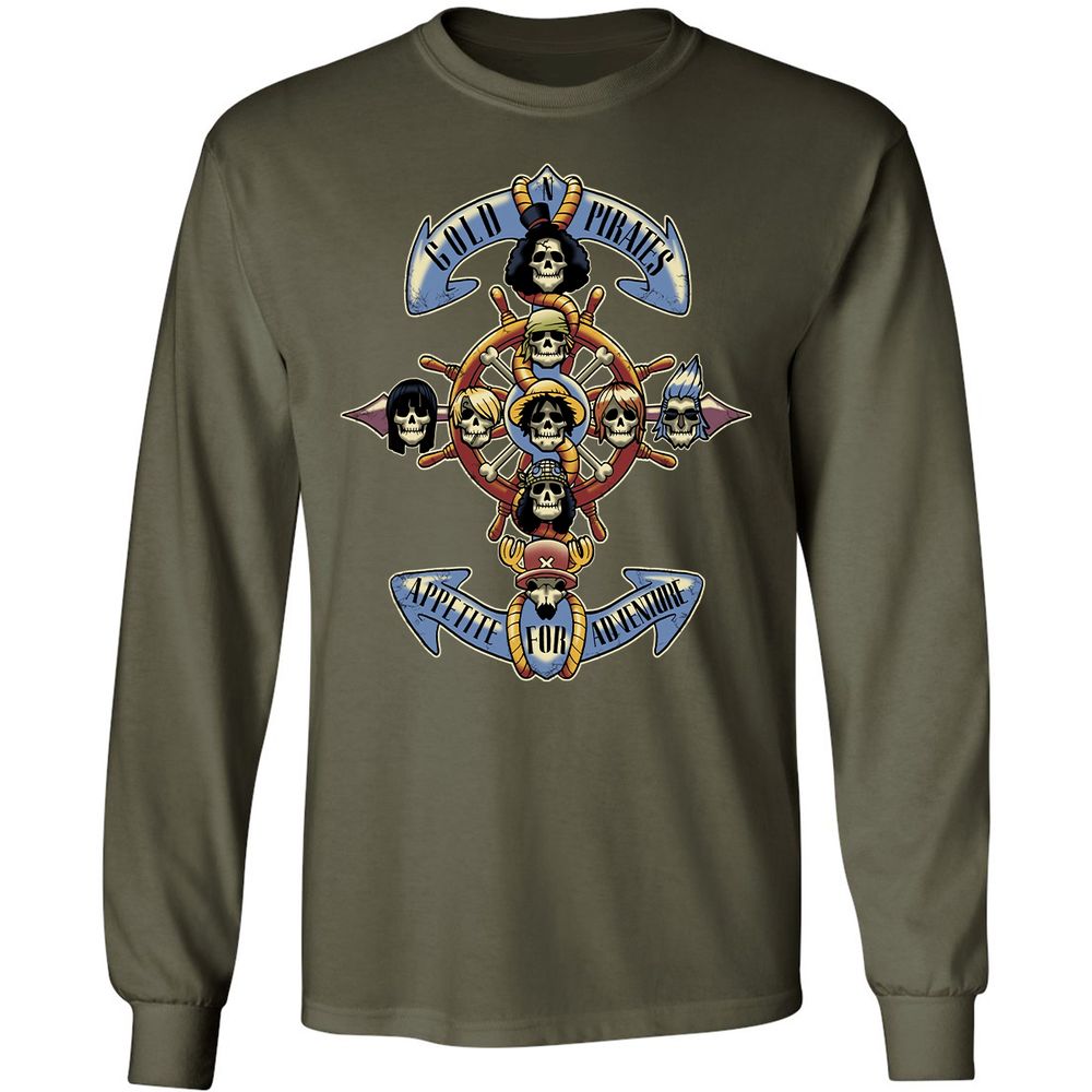 Long Sleeve T-Shirt - ZXNKJ2S2 - Military Green - 16