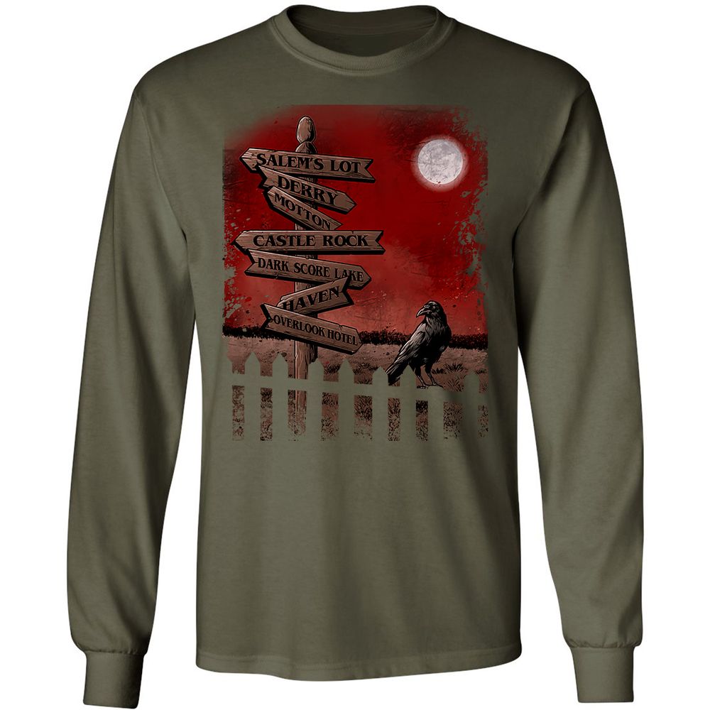 Long Sleeve T-Shirt - VPJMYFL9 - Military Green - 16