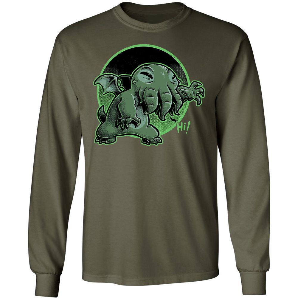 Long Sleeve T-Shirt - XXPVNCCG - Military Green - 16