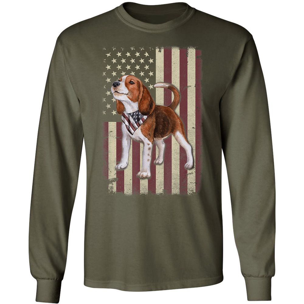 Long Sleeve T-Shirt - 21V2CGGJ - Military Green - 16