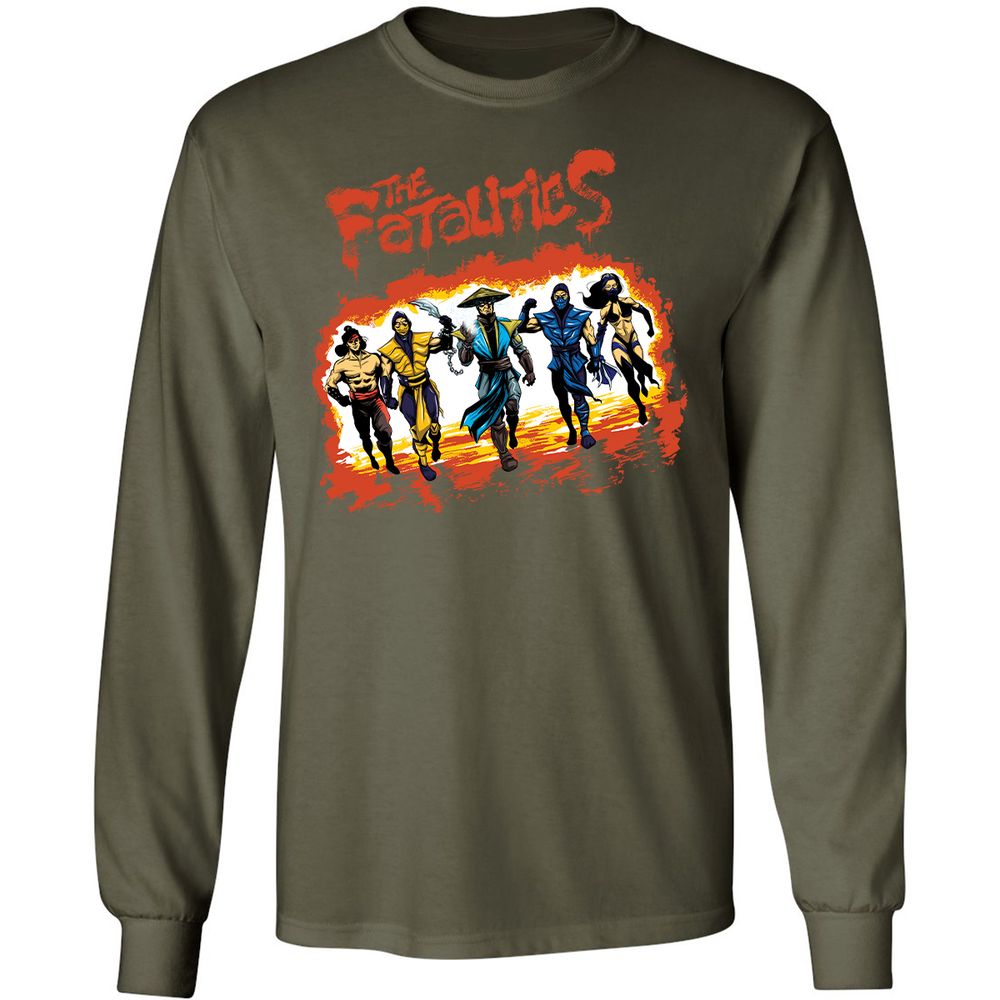 Long Sleeve T-Shirt - H7U4TXAE - Military Green - 16