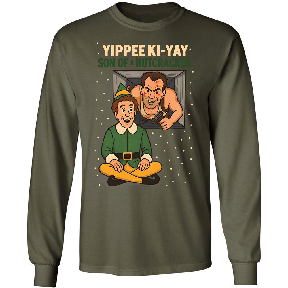 Long Sleeve T-Shirt - C1SMXXTP - Military Green - 16