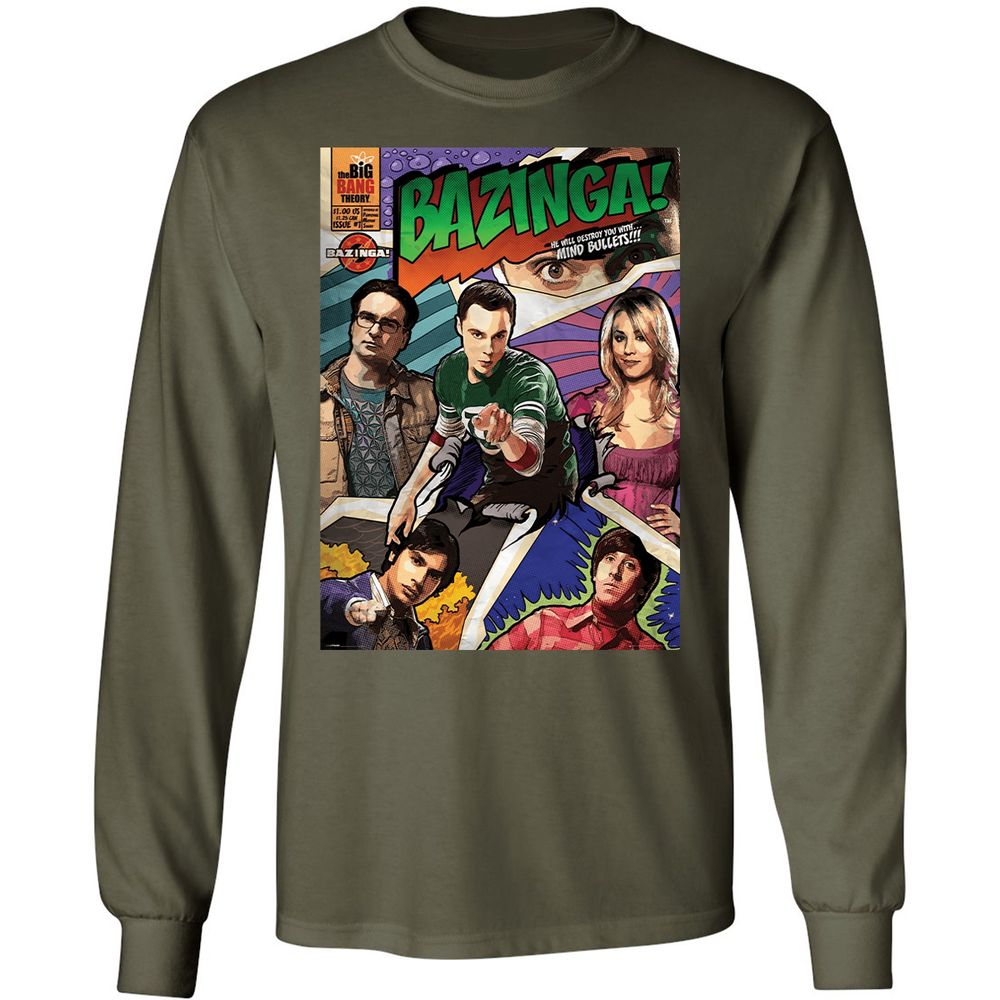 Long Sleeve T-Shirt - S3CBC62E - Military Green - 16