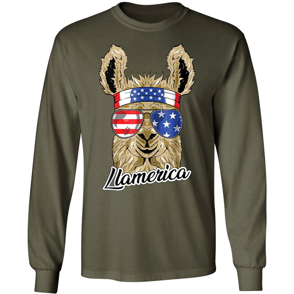 Long Sleeve T-Shirt - TLYV1LBL - Military Green - 16