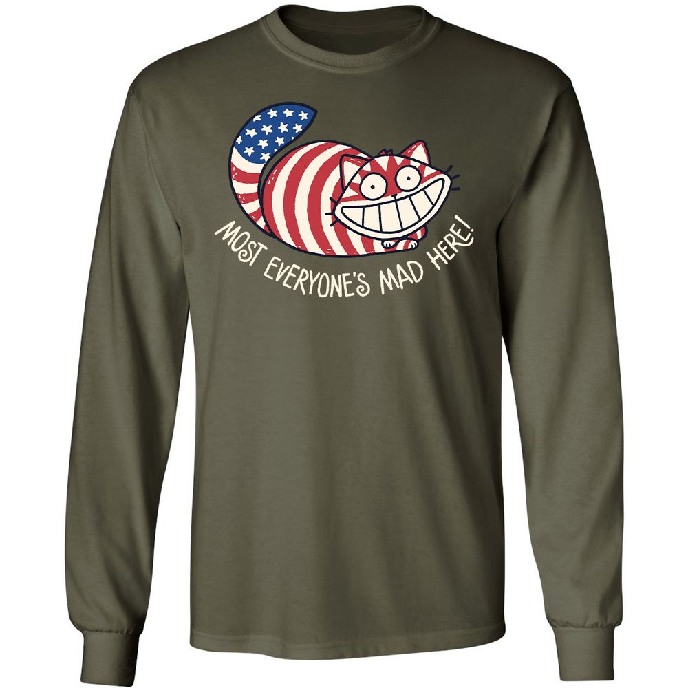 Long Sleeve T-Shirt - 8M8FTHQK - Military Green - 16