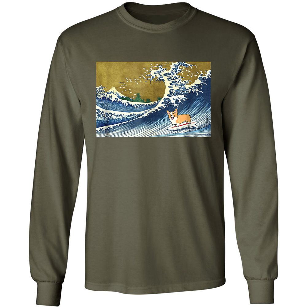 Long Sleeve T-Shirt - EF7EDWAR - Military Green - 16