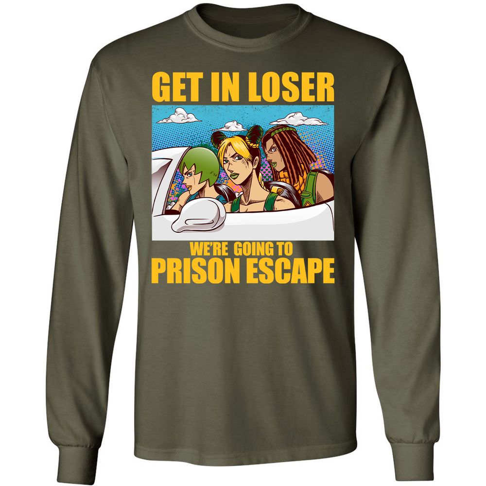 Long Sleeve T-Shirt - D31HJ5L6 - Military Green - 16