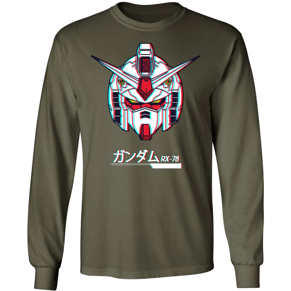 Long Sleeve T-Shirt - 9G556QRG - Military Green - 16