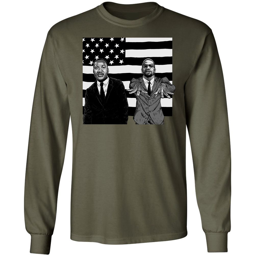 Long Sleeve T-Shirt - F1DZN79P - Military Green - 16