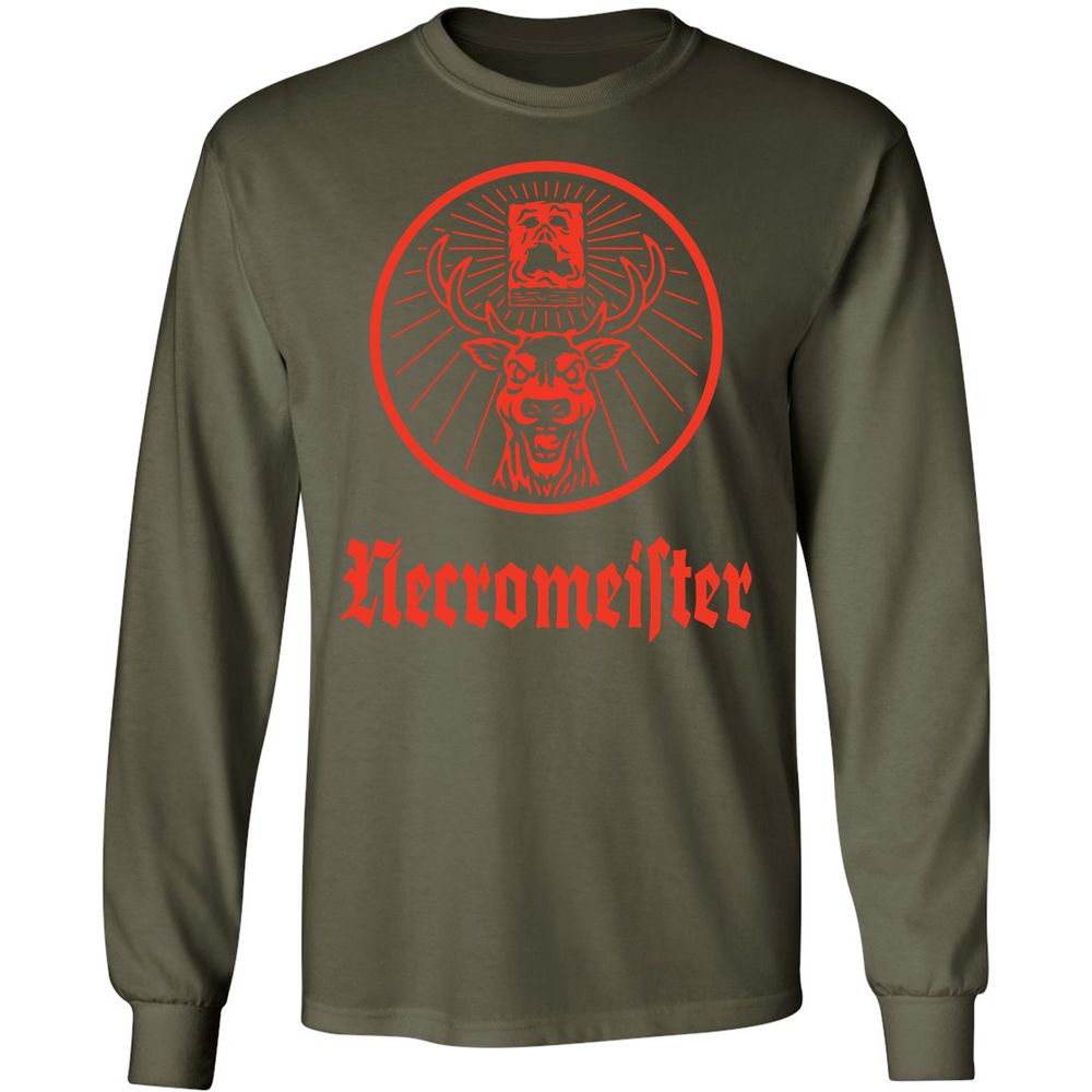 Long Sleeve T-Shirt - WMR7TF2U - Military Green - 16