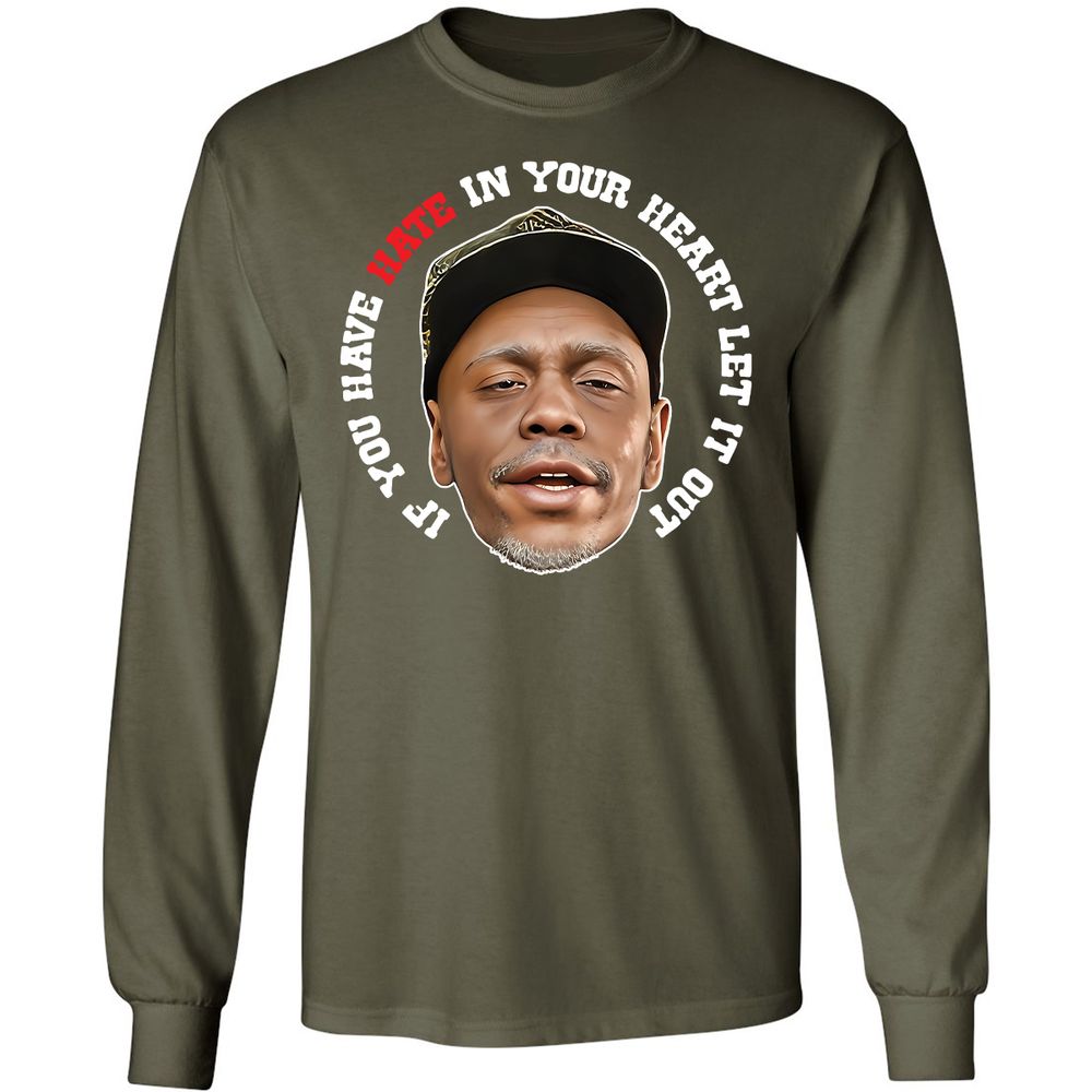 Long Sleeve T-Shirt - V6QH485N - Military Green - 16