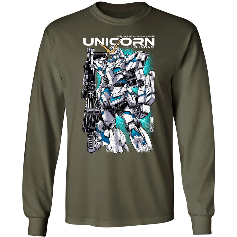 Long Sleeve T-Shirt - 6SL1FV9E - Military Green - 16