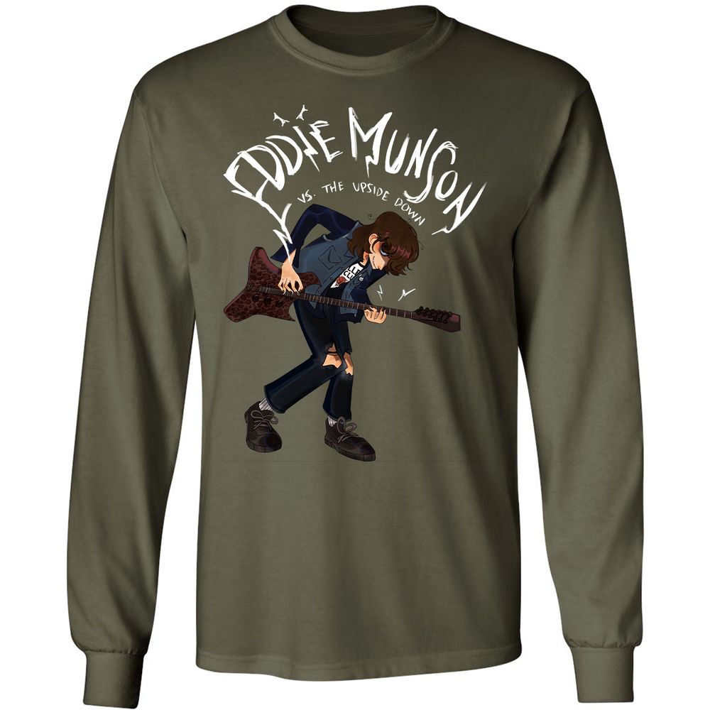 Long Sleeve T-Shirt - 7N1WURP2 - Military Green - 16