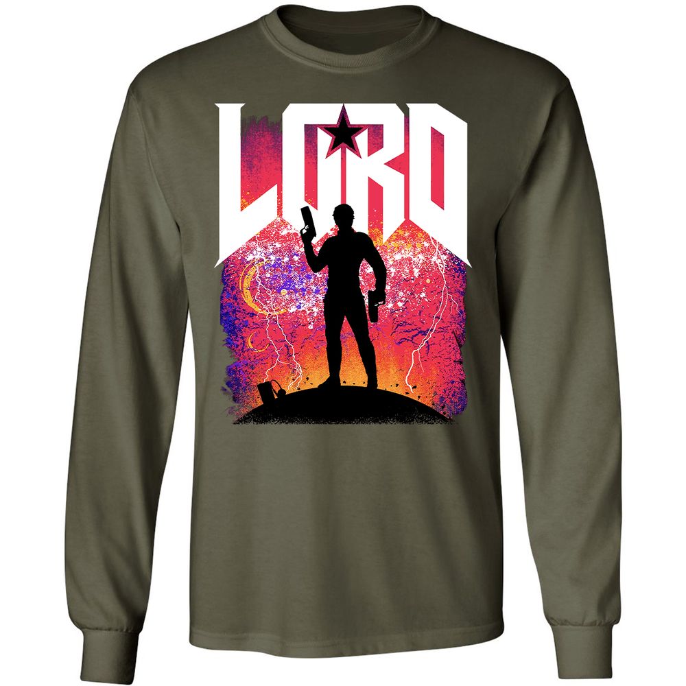 Long Sleeve T-Shirt - 5ZDCKW6V - Military Green - 16