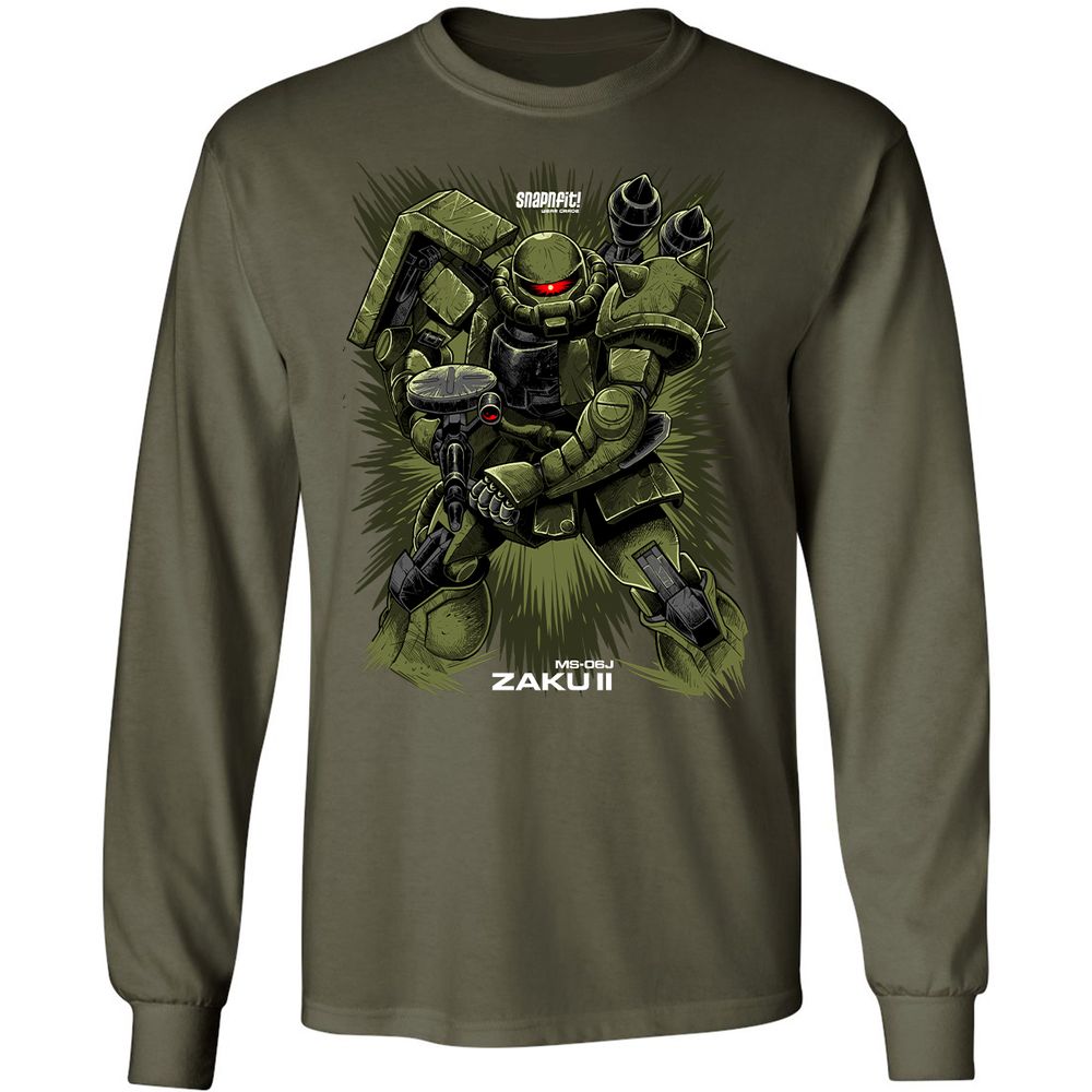 Long Sleeve T-Shirt - 2Y8PAA2M - Military Green - 16