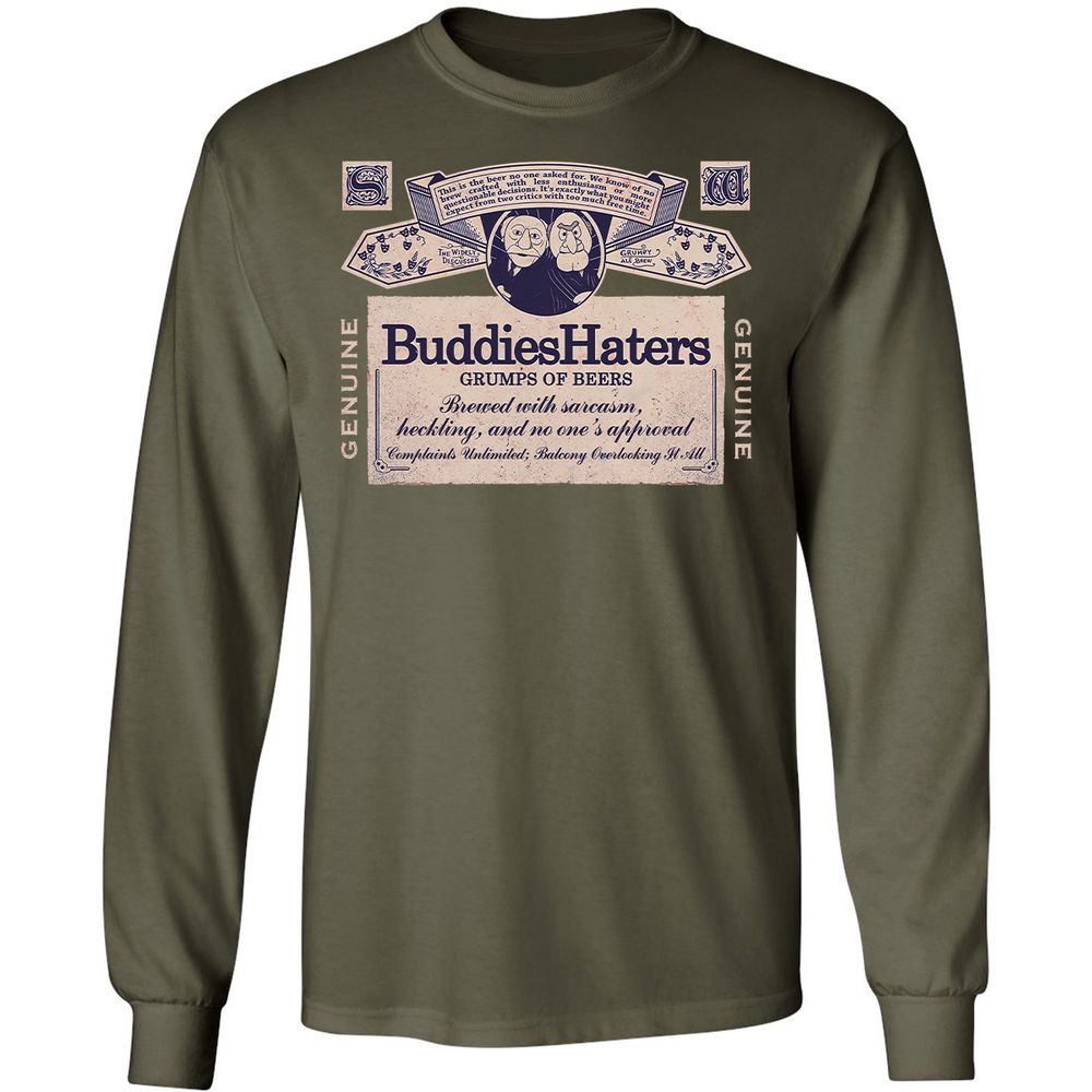 Long Sleeve T-Shirt - ZTXBYY1Q - Military Green - 16