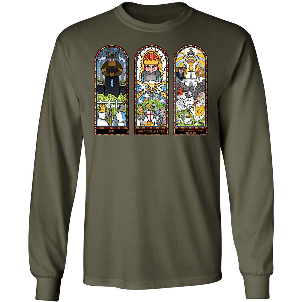 Long Sleeve T-Shirt - HECUBL65 - Military Green - 16