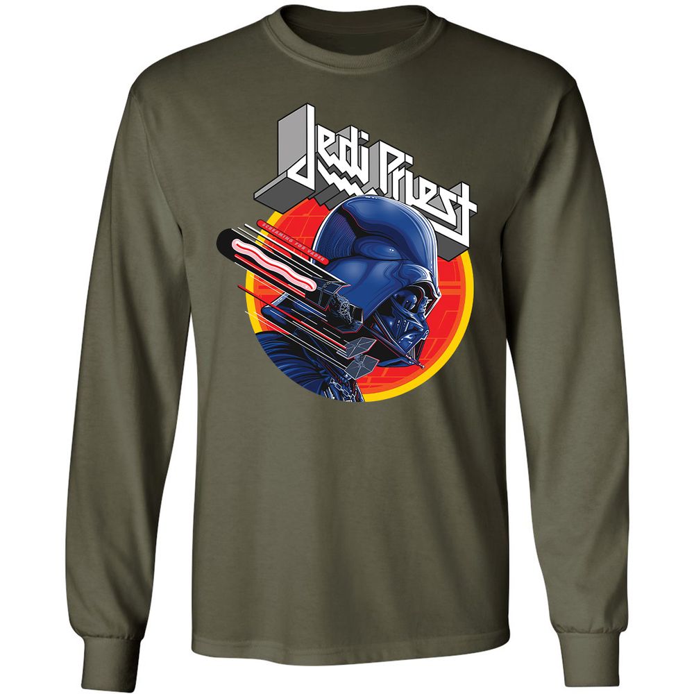 Long Sleeve T-Shirt - XFDWZ8G7 - Military Green - 16